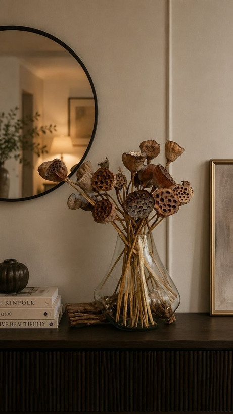 گلدان شیشه و چوب _گلدان دفرمه روی چوب _گلدان تنه درخت سایز خیلی بزرگ